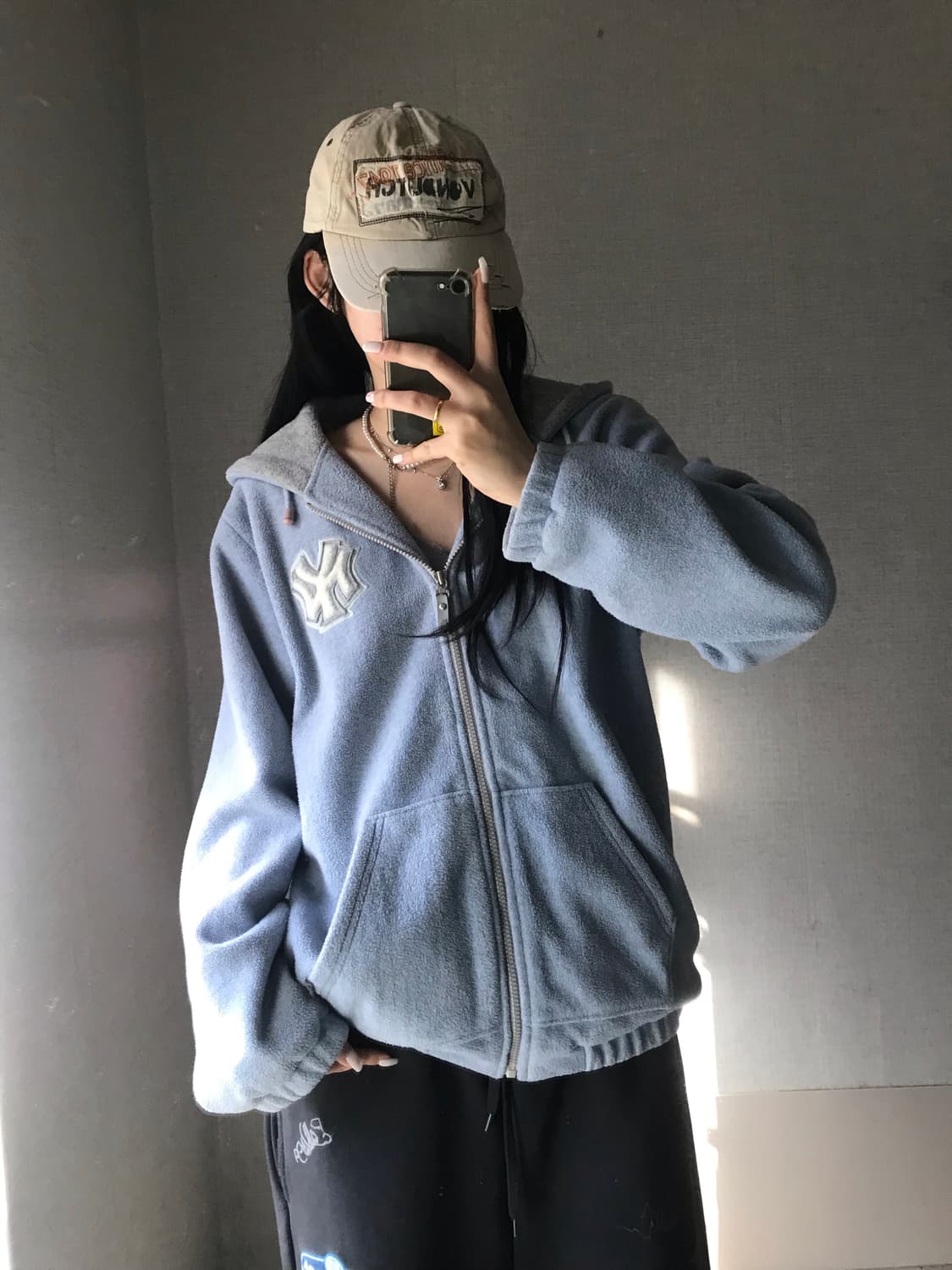 WWS 연하늘 후리스 상품이미지1