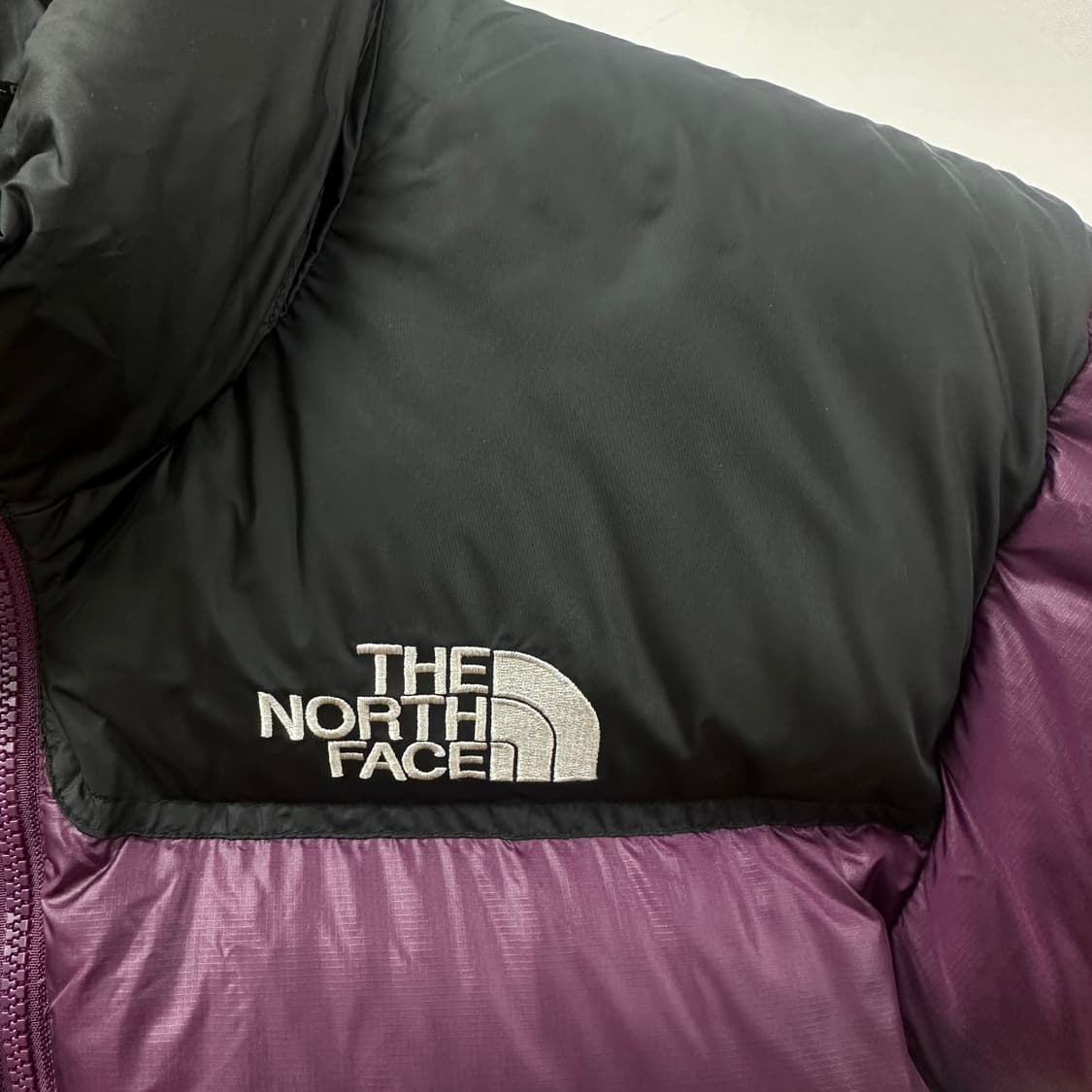 노스페이스 눕시 700 구스다운 패딩 자켓 퍼플 90(S) 정품 J24 상품이미지7