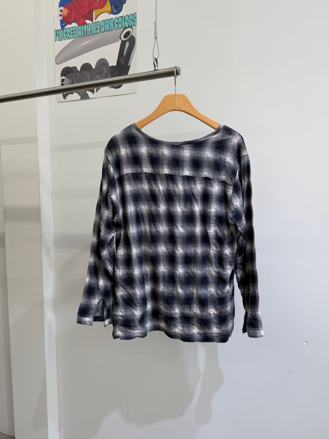 FUZZY (Made in Japan) 체크 롱슬리브 상품이미지7