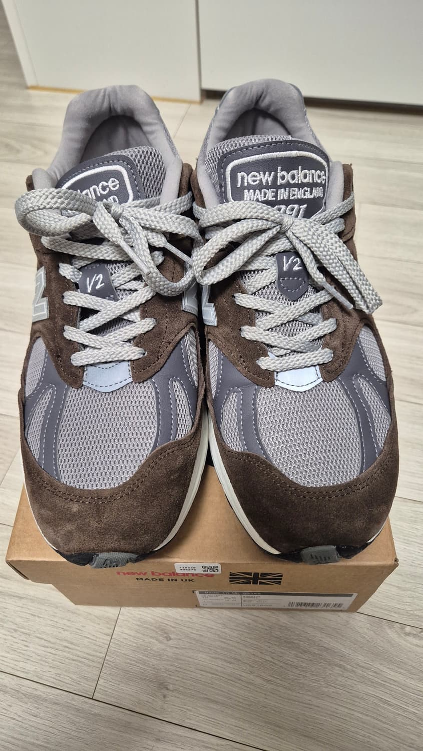 뉴발란스 991v2 브라운그레이 280사이즈 상품이미지4