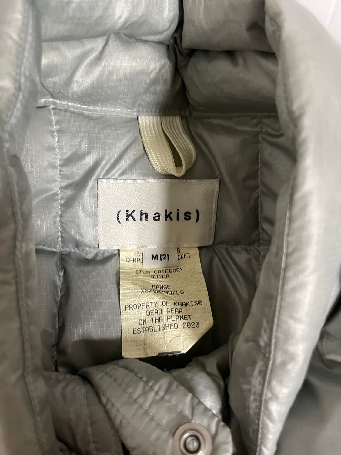 카키스 캠퍼 다운 자켓 m 상품이미지4