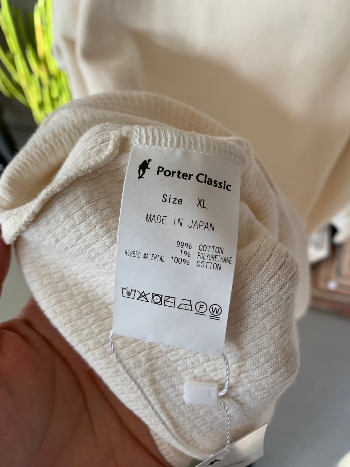 Porter classic 포터 클래식 와플 폴라 니트 상품이미지5