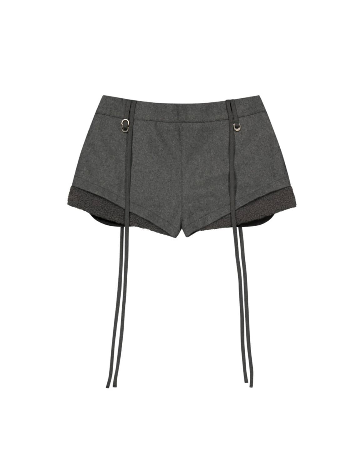 오호스 마이크로 울 쇼츠 그레이1 상품이미지2