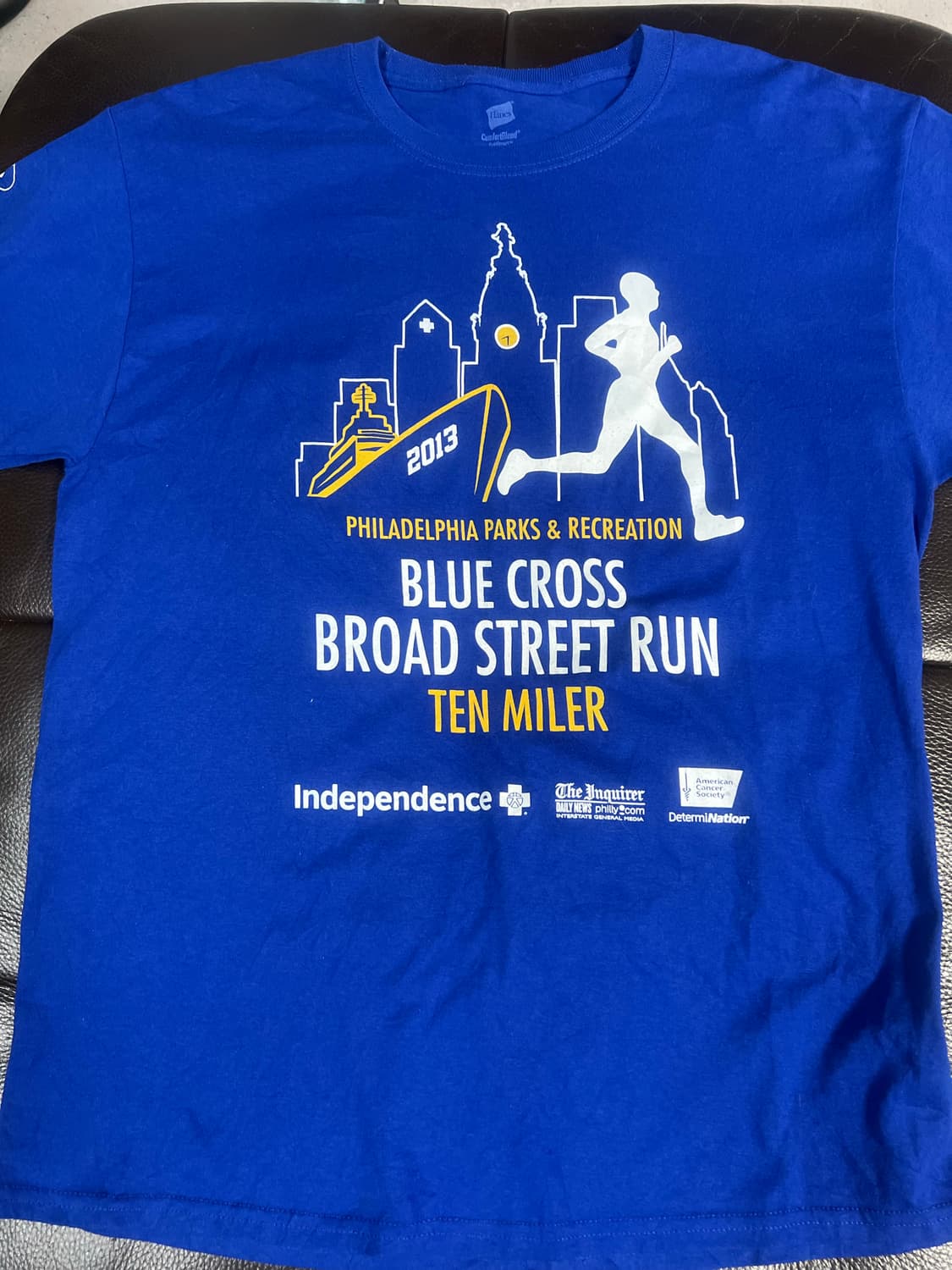 헤인즈 USA 필라델피아 2013 런닝 반팔 티셔츠 상품이미지3