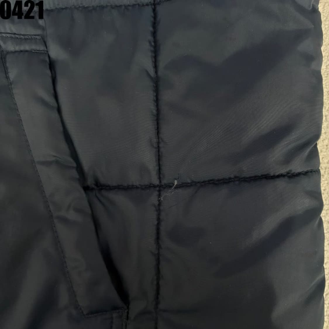 폴로 랄프로렌 네이비 퀼팅 조끼 XL 상품이미지2