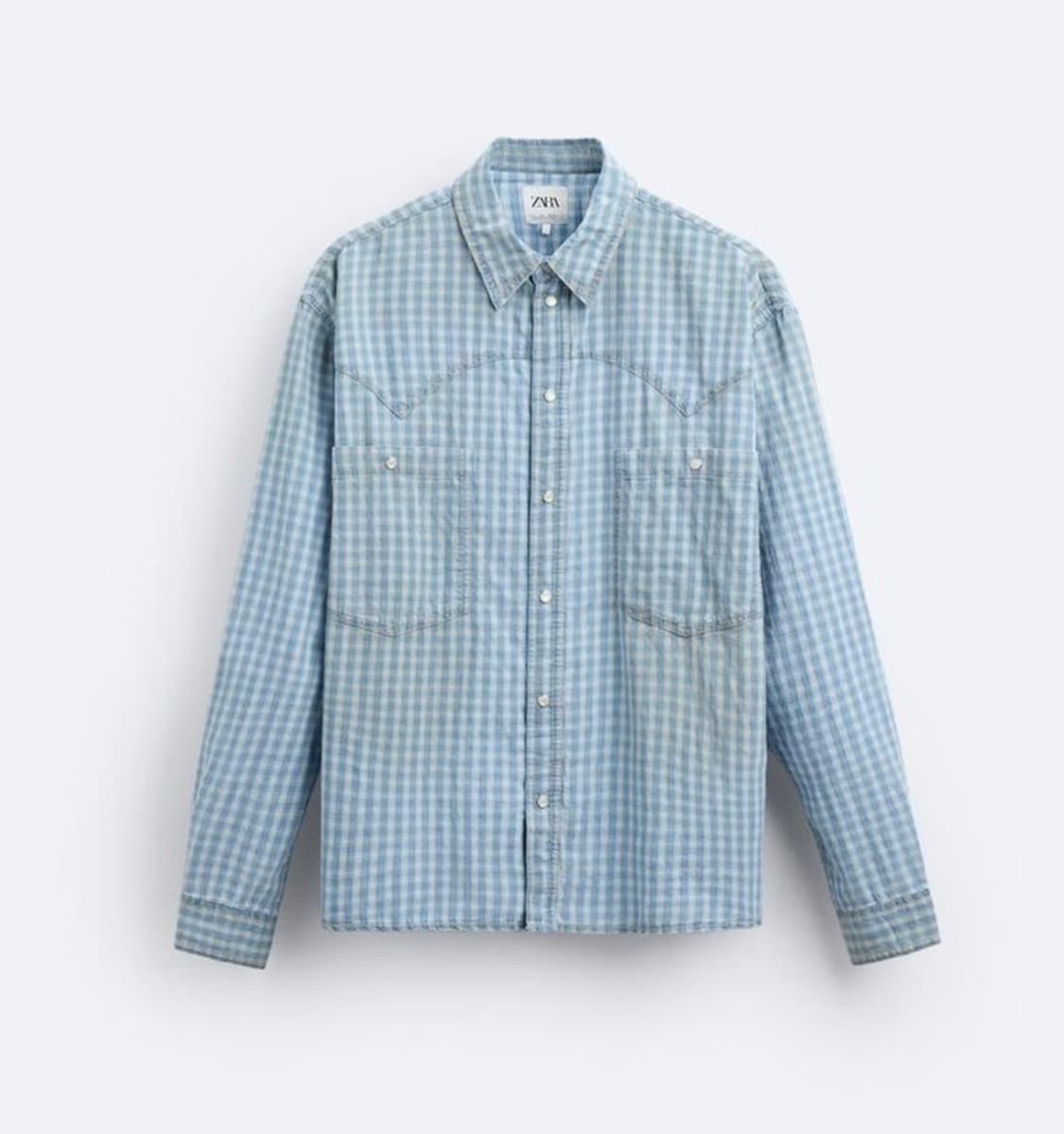 (삽니다) 자라 워시드 체크 셔츠 L 구합니다! 상품이미지1