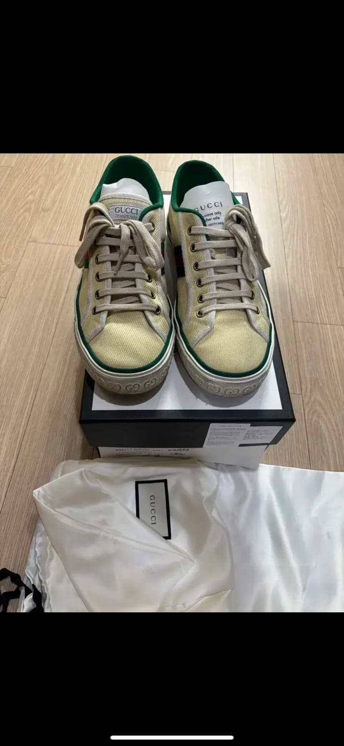 아이유 구찌 테니스 1977 버터 코튼 팝니다. 상품이미지1