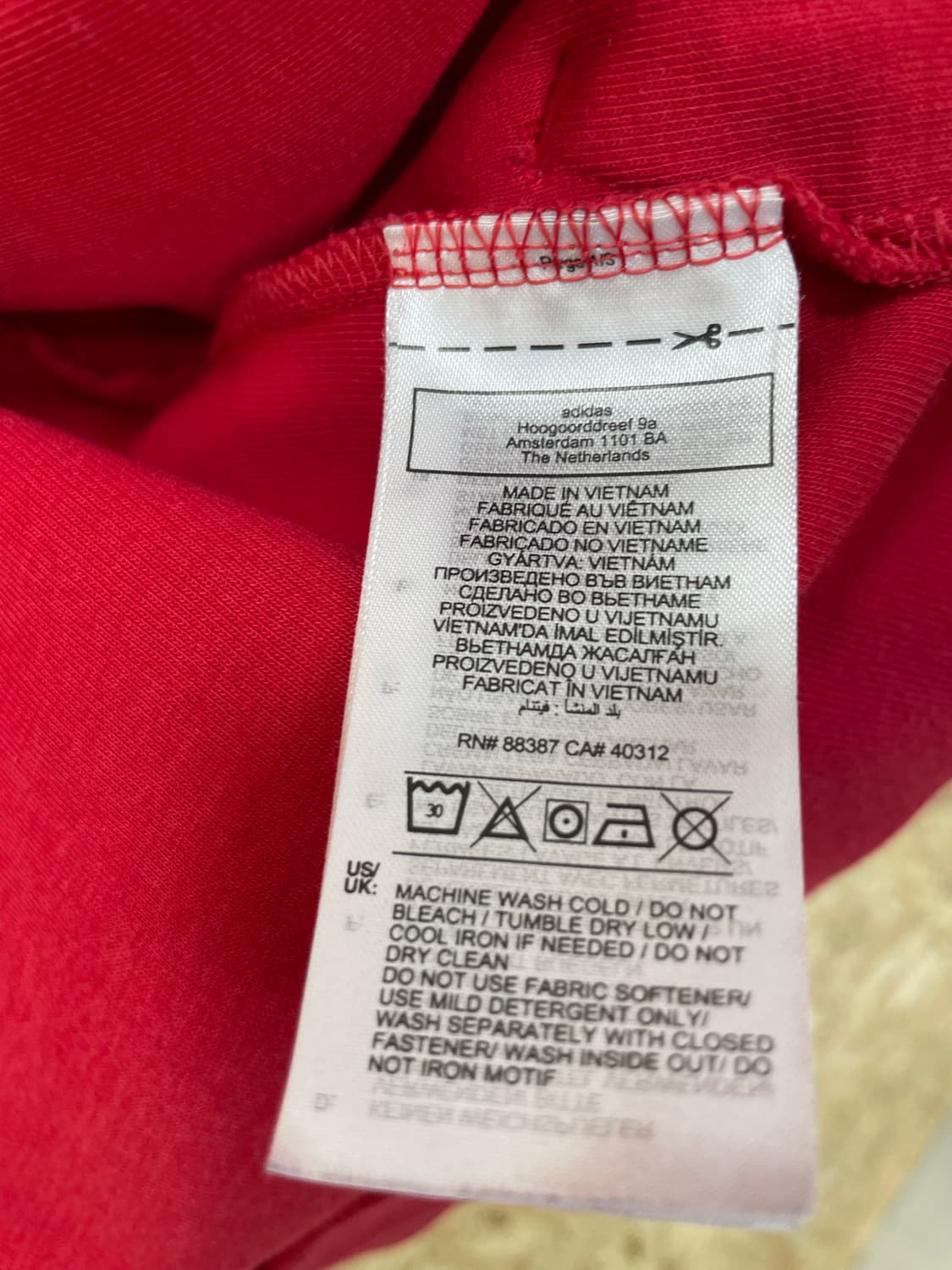 아디다스 맨유 트랙탑 져지 키즈11-12/여성 44-5 상품이미지7