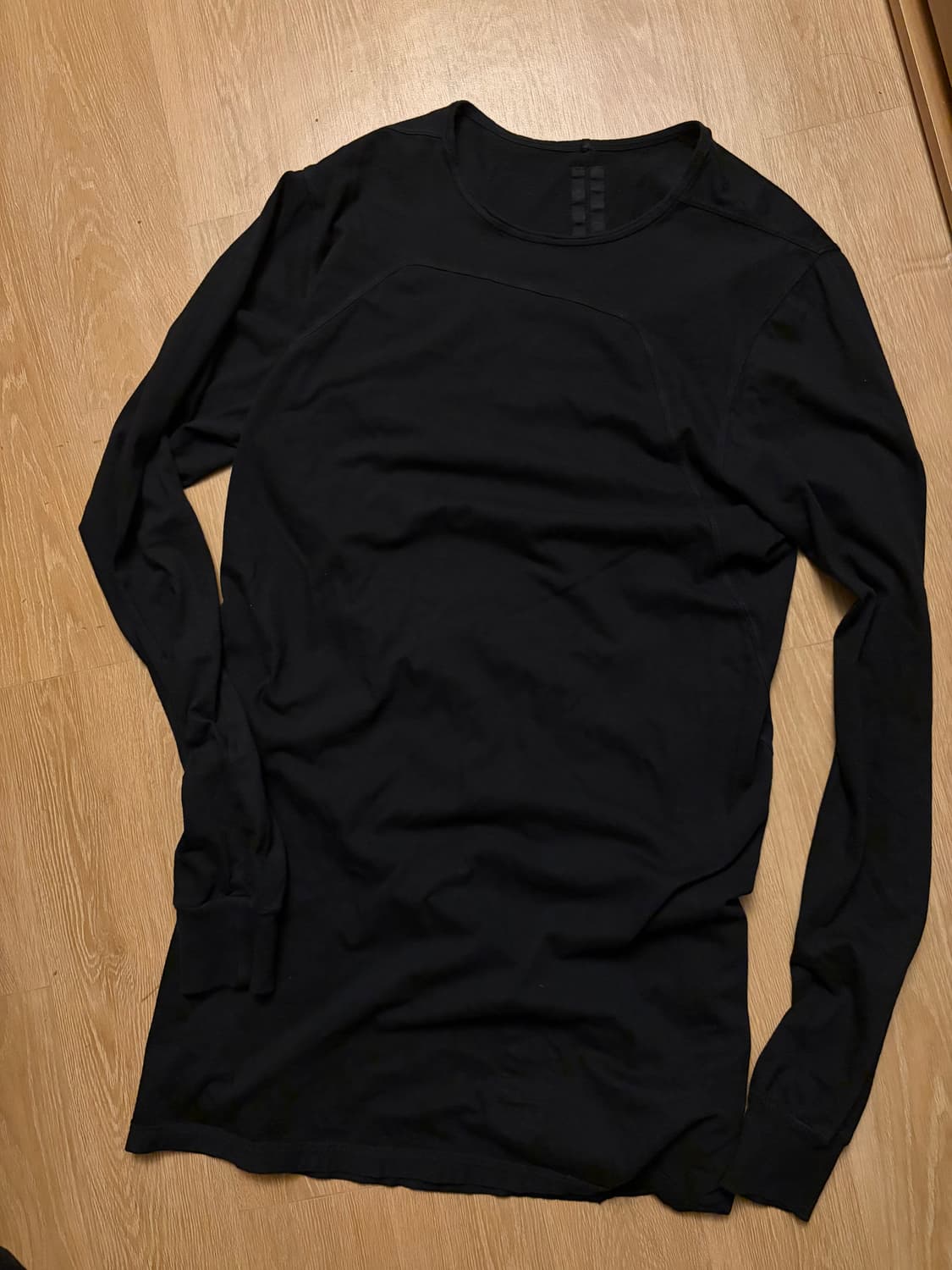 릭오웬스 14SS 다크쉐도우 절개 슬리브 블랙 S 상품이미지1