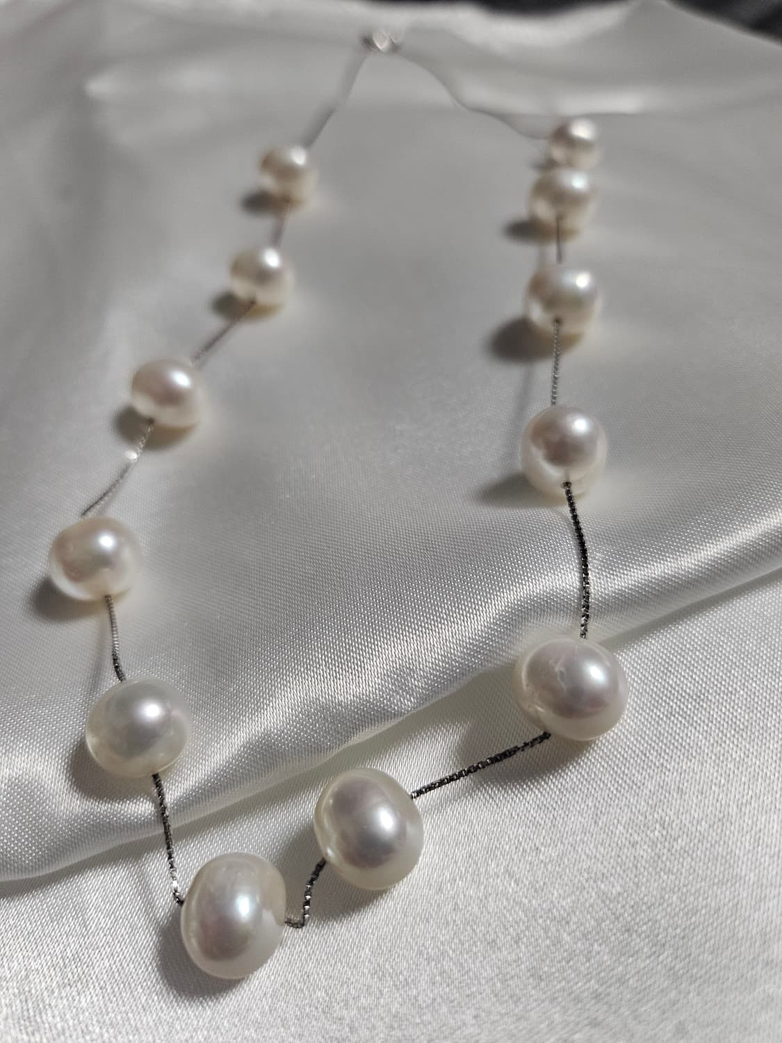 담수진주 실버목걸이 상품이미지3