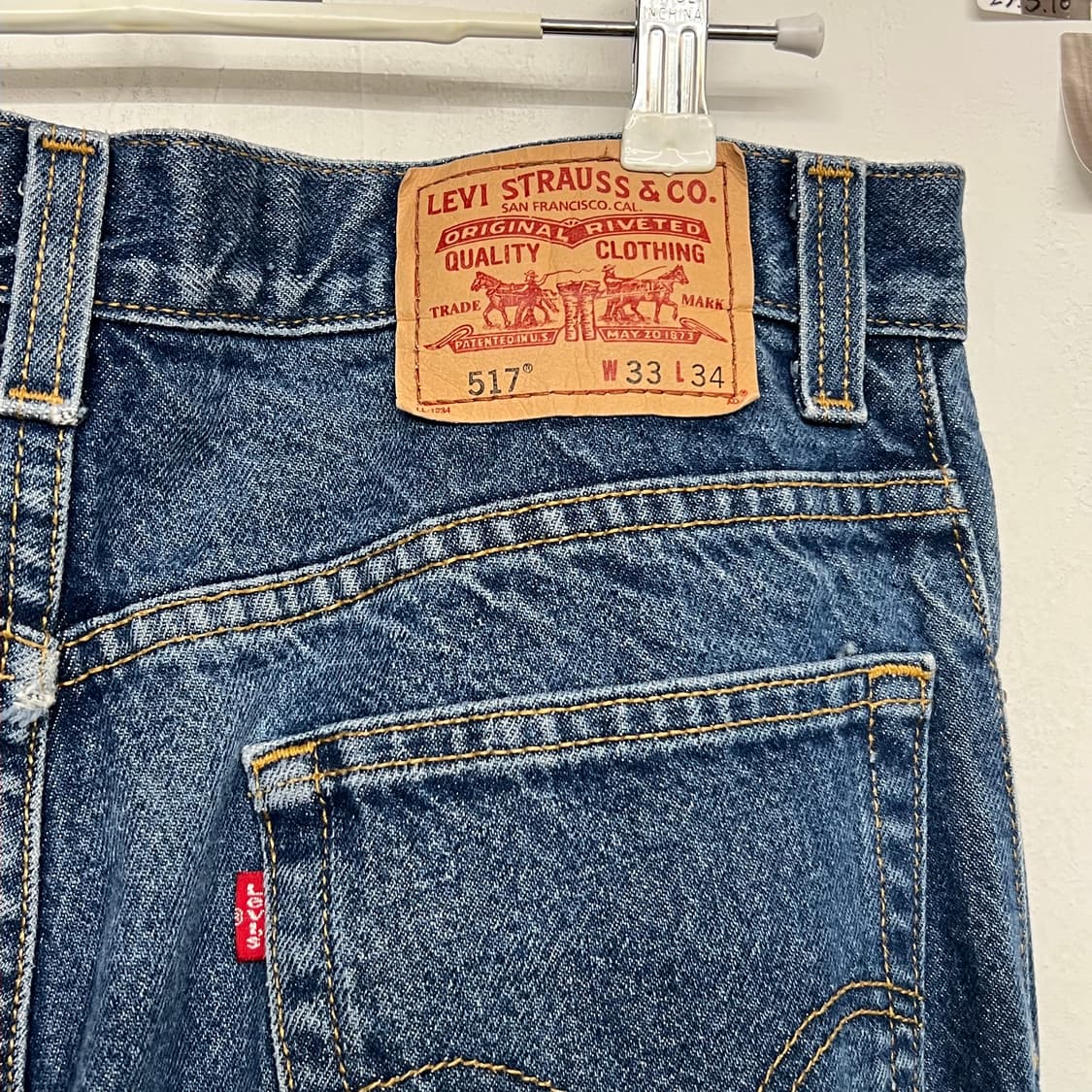 00‘s 리바이스 517 중청 디스트로이드 상품이미지5