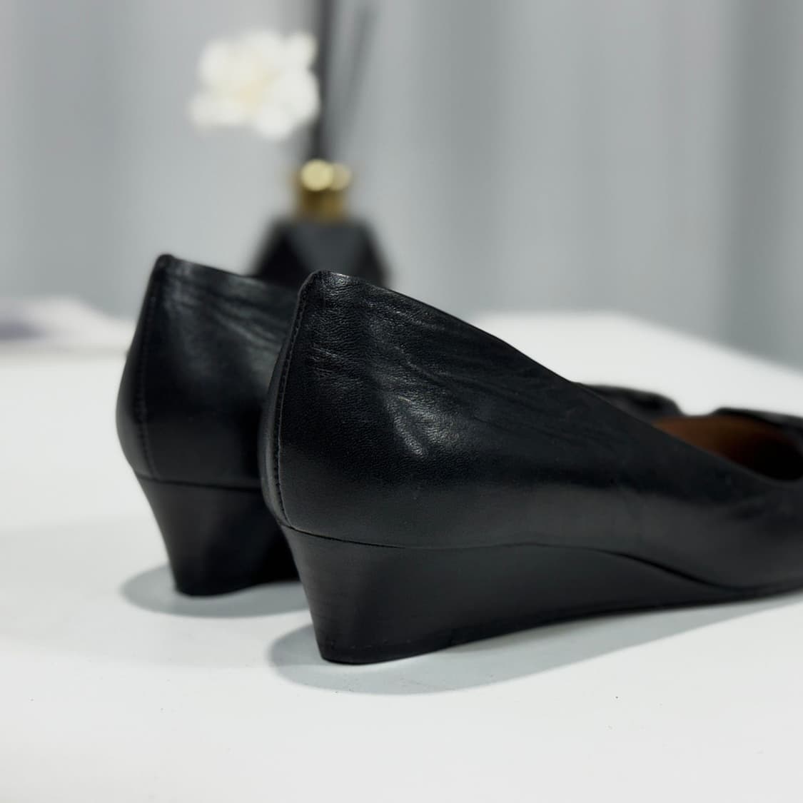 토리버치 밀러 웨지 펌프스 (BLACK) 상품이미지6