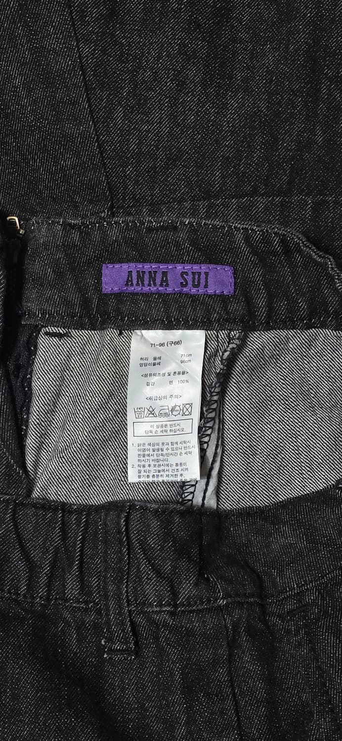 ANNA SUI 데님 A라인 스커트 66 상품이미지3