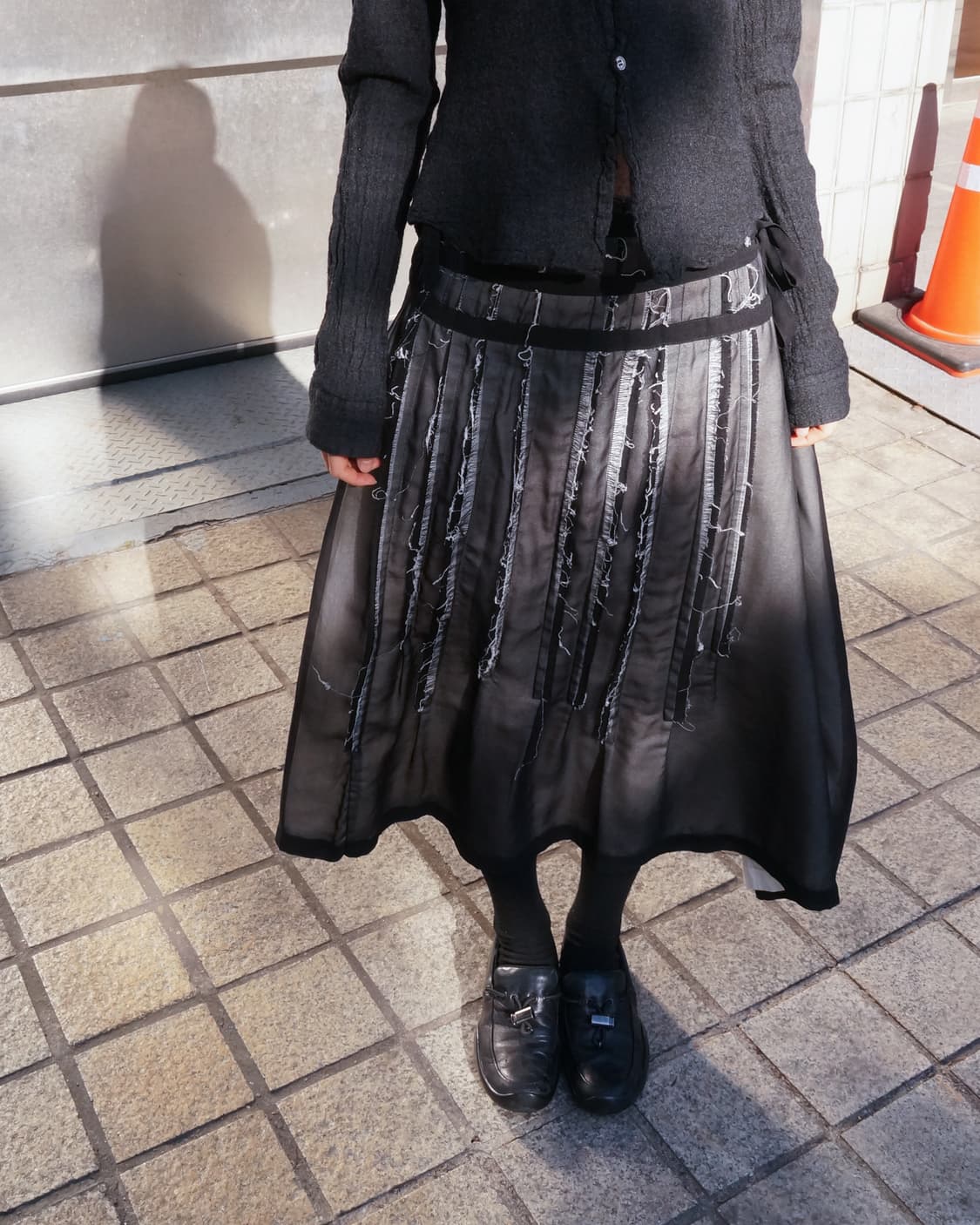 꼼데가르송 트리콧 스커트 상품이미지1