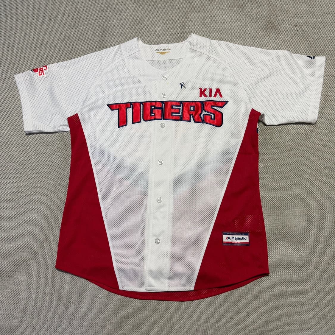 마제스틱 기아 타이거즈 김민식 마킹 홈 레플리카 유니폼 상품이미지1