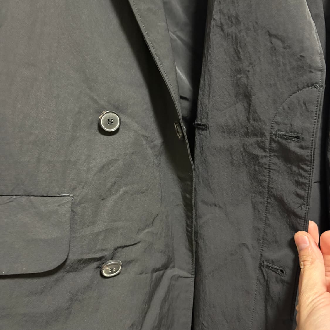 비헤비어 유틸리티 나일론 블레이저 자켓 / 블랙, L 상품이미지7