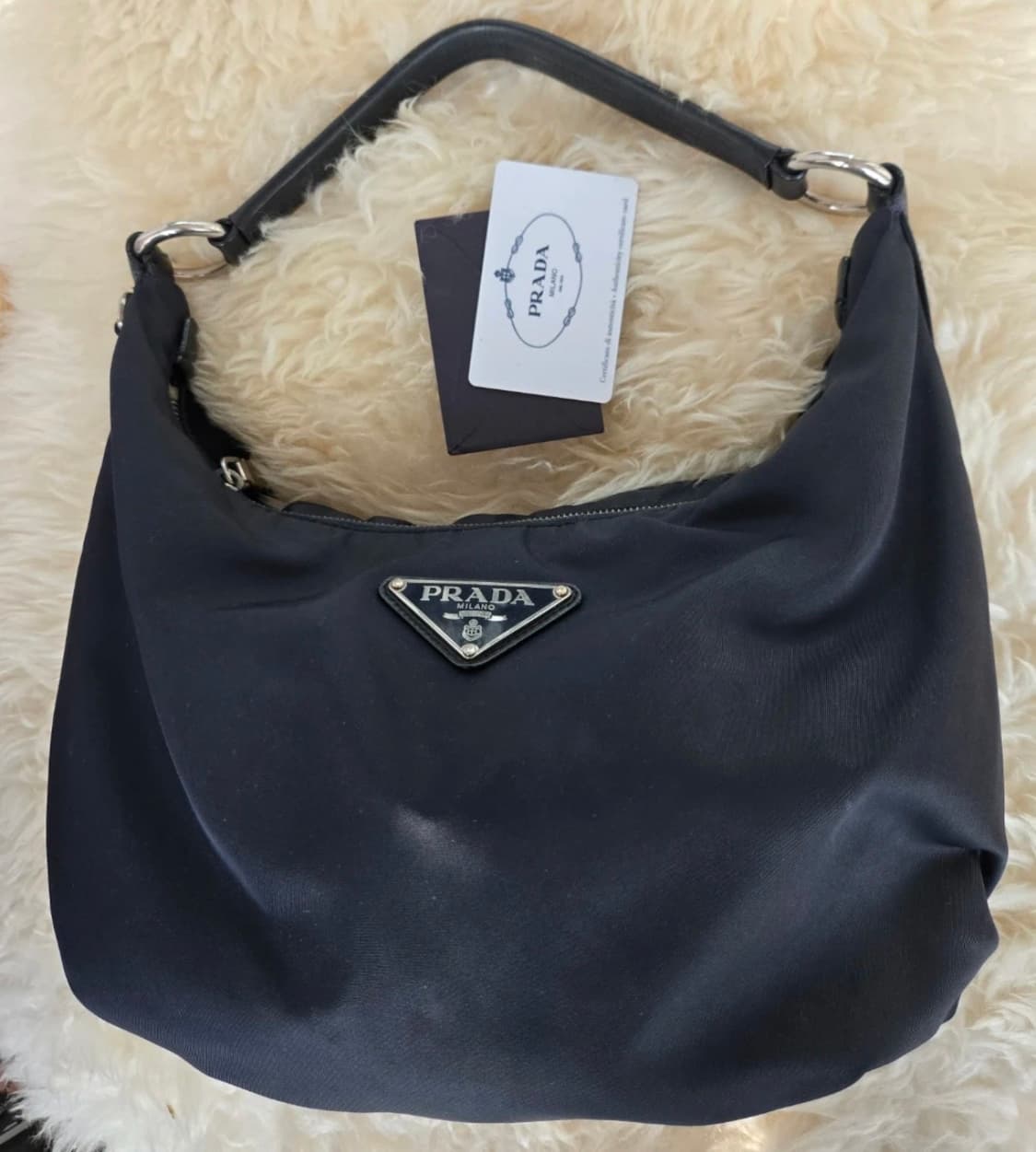 ( 정품) 프라다 나일론 호보백  상품이미지5
