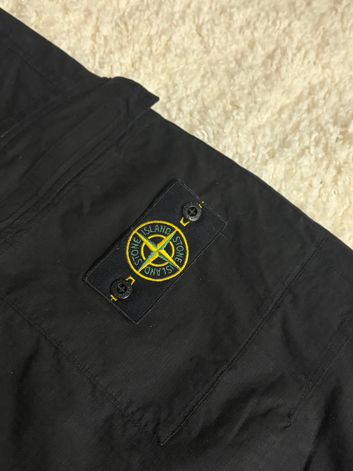 스톤아일랜드 카고 팬츠 블랙 상품이미지2