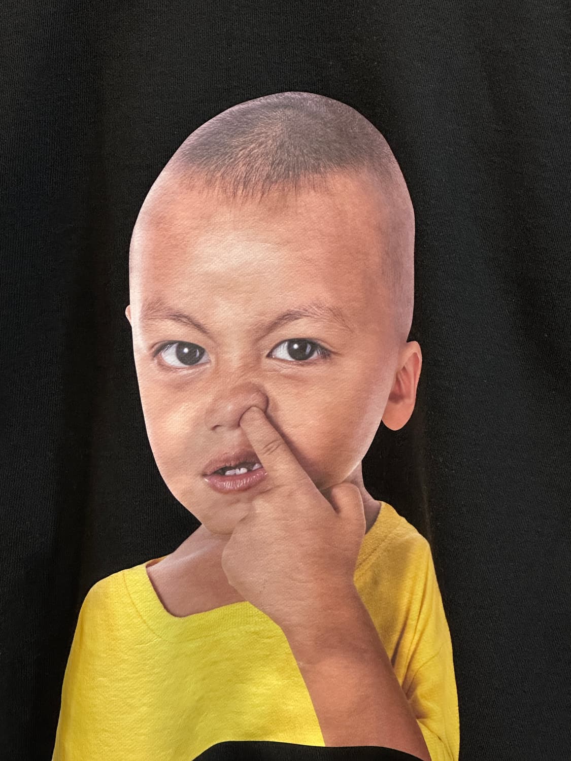 아크메드라비 베이비 페이스 블랙 맨투맨 상품이미지2