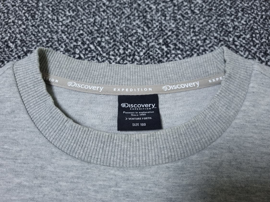 [무료배송][100]디스커버리 남성용 맨투맨 긴팔티 상품이미지5