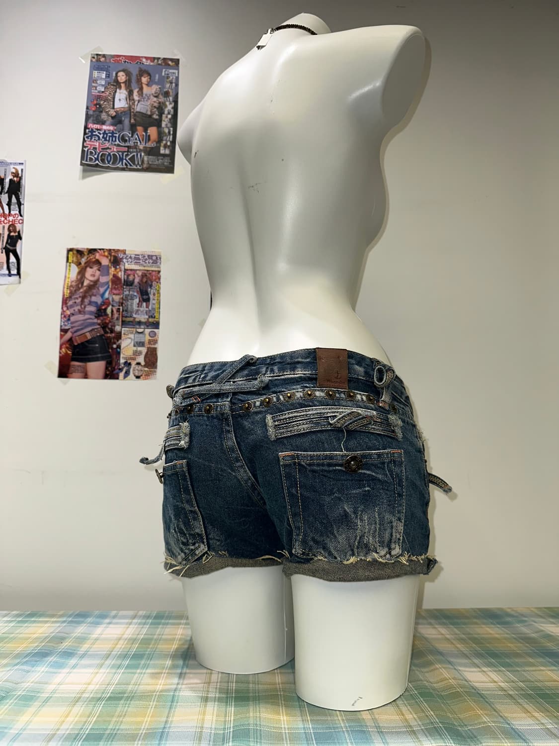 stud detail denim shorts 상품이미지5