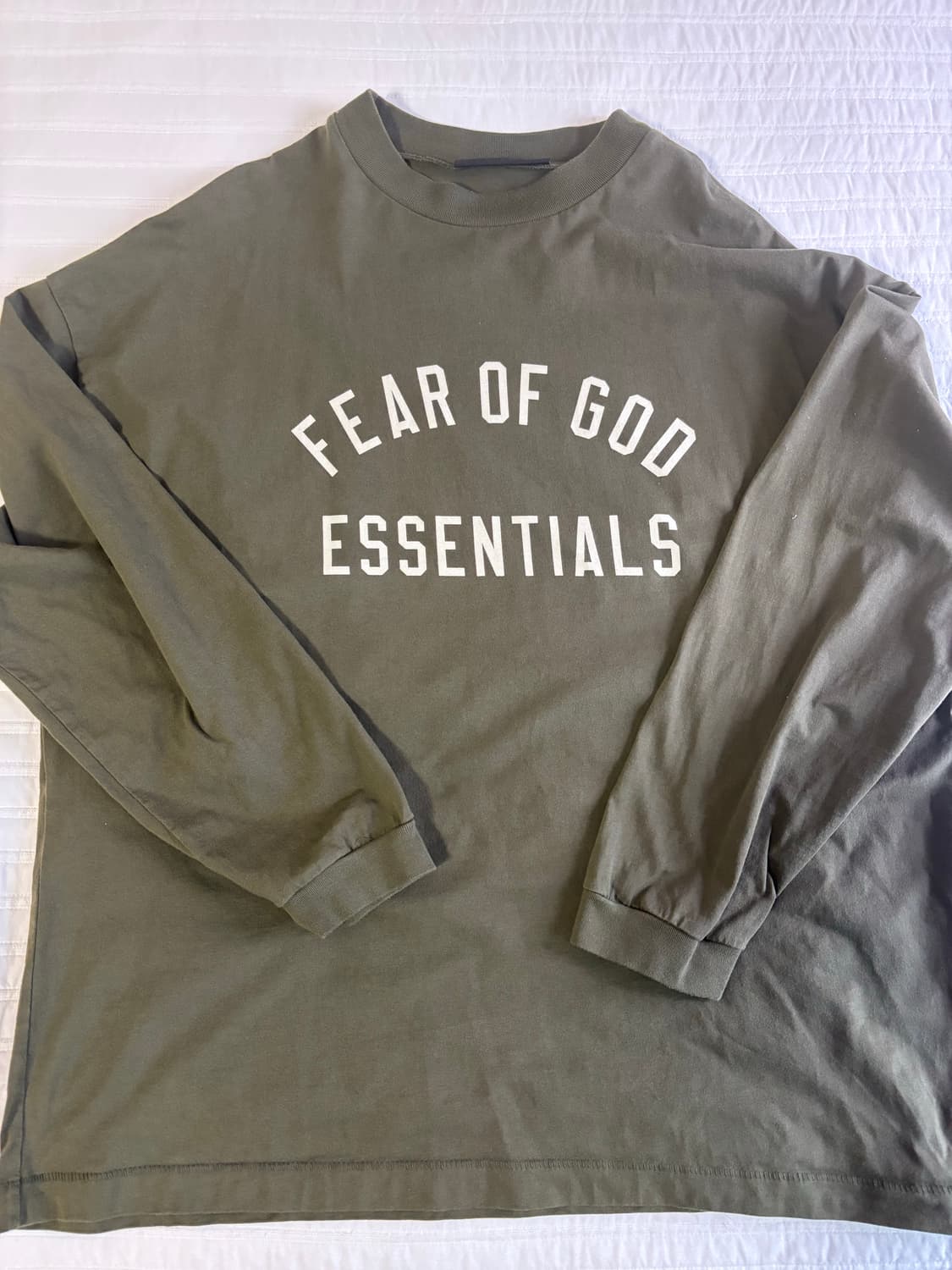 피어오브갓 에센셜 롱슬리브 M 카키 상품이미지1