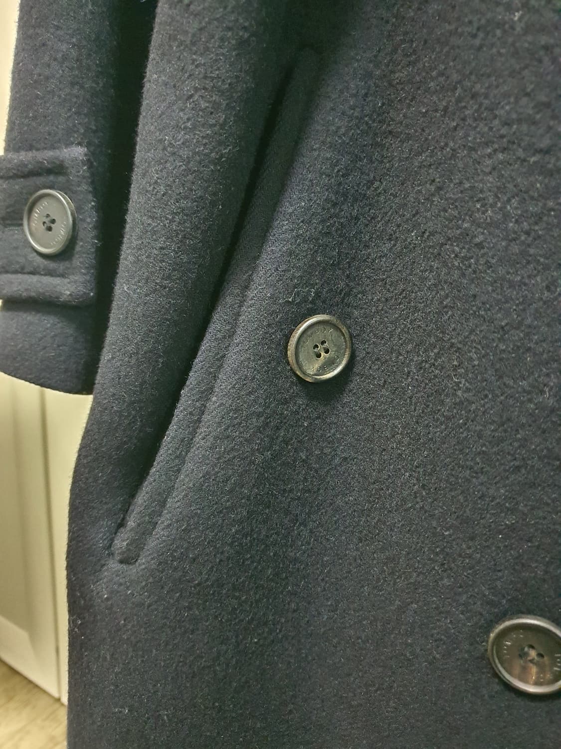 스튜디오 톰보이 양털 카라 롱 코트 상품이미지8