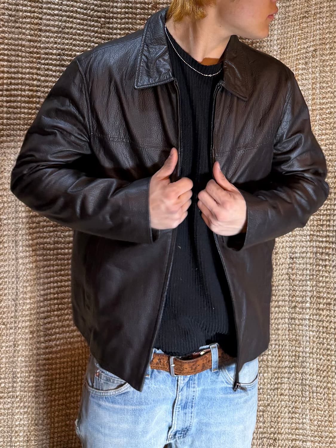 빈티지 양가죽 레더자켓 상품이미지3