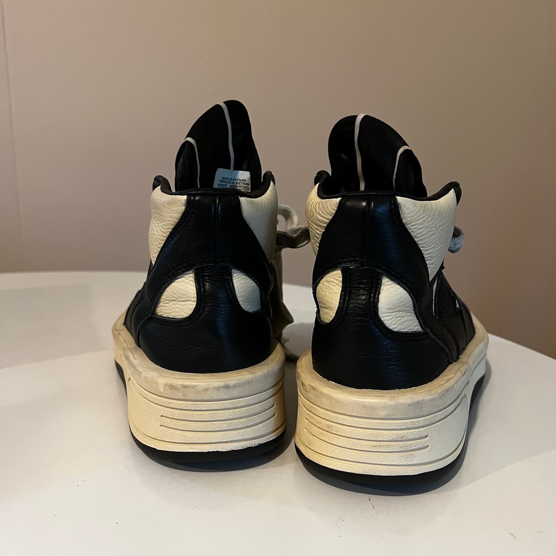 컨버스 x 릭 오웬스 다크쉐도우 터보웨폰 블랙 크림 상품이미지3