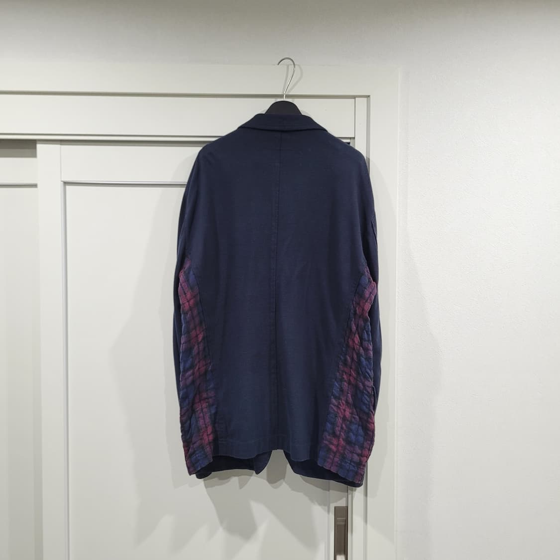 꼼데가르송 옴므 체크 블럭 자켓 L 상품이미지7