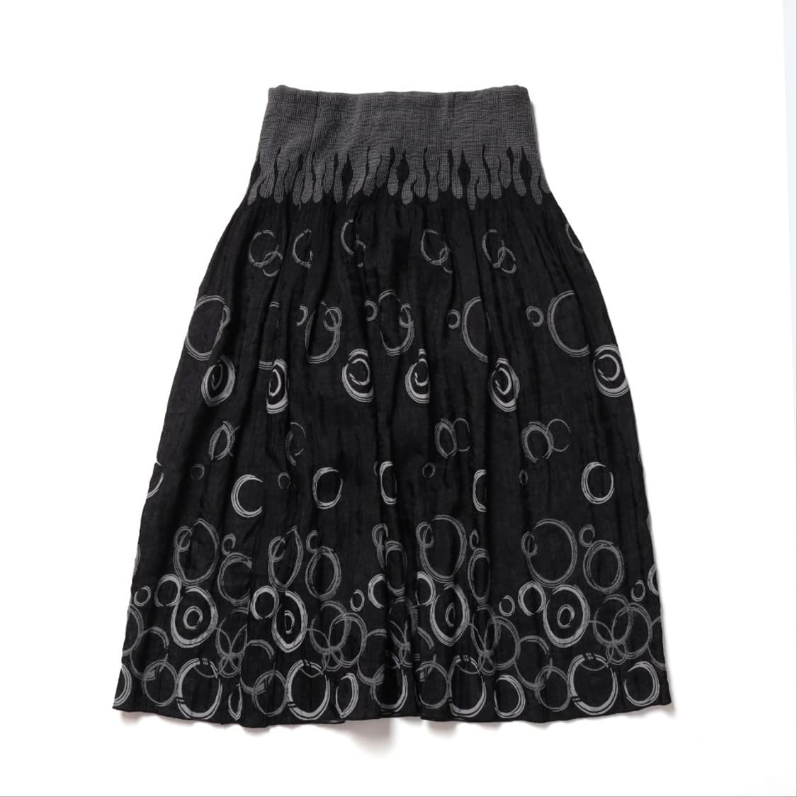 Jpn Vintage Pattern Pleats Skirt   상품이미지4