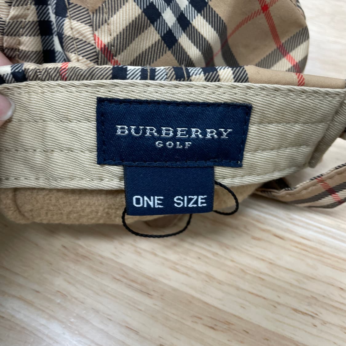 버버리 체크 볼캡 F 상품이미지4