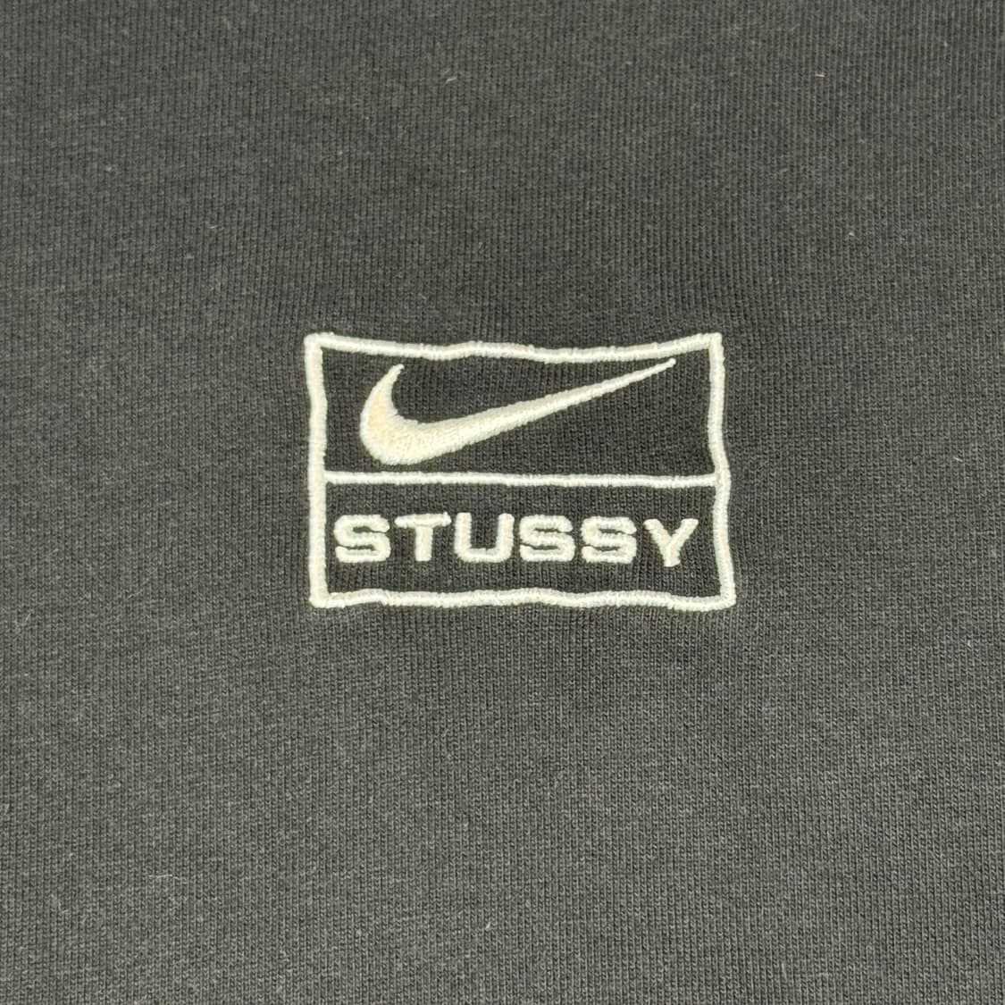 S) 나이키 스투시 NRG 워시드 플리스 크루넥 블랙 상품이미지4