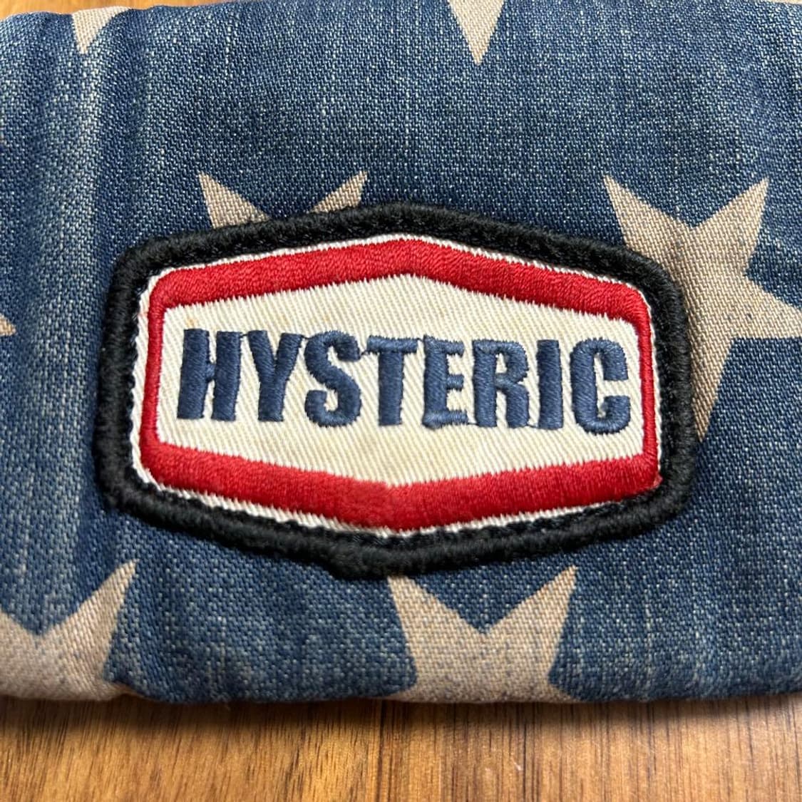 히스테릭 글래머 스타 자수 데님 지갑 상품이미지4