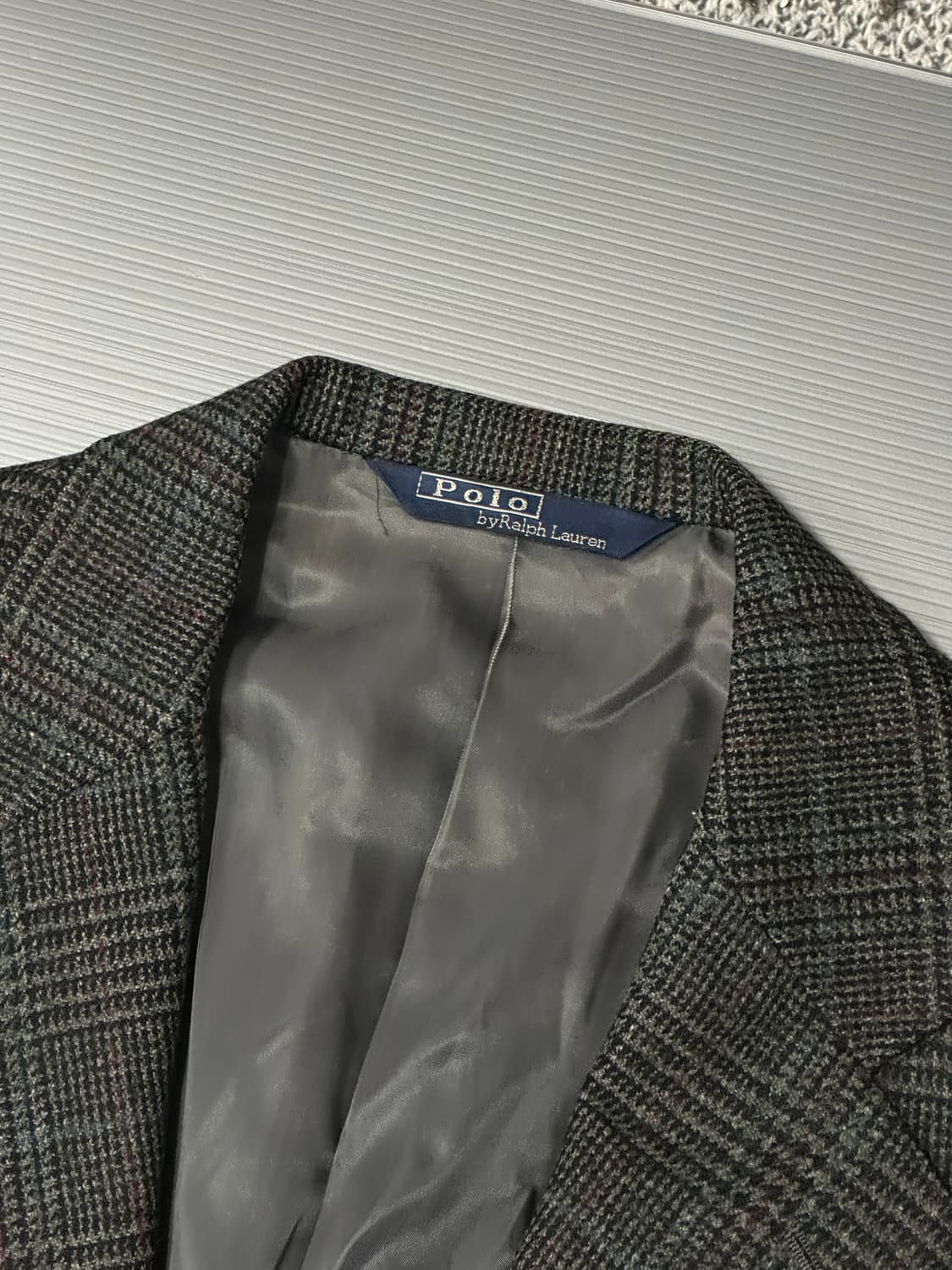 폴로 랄프로렌 체크 블레이져 자켓 상품이미지4