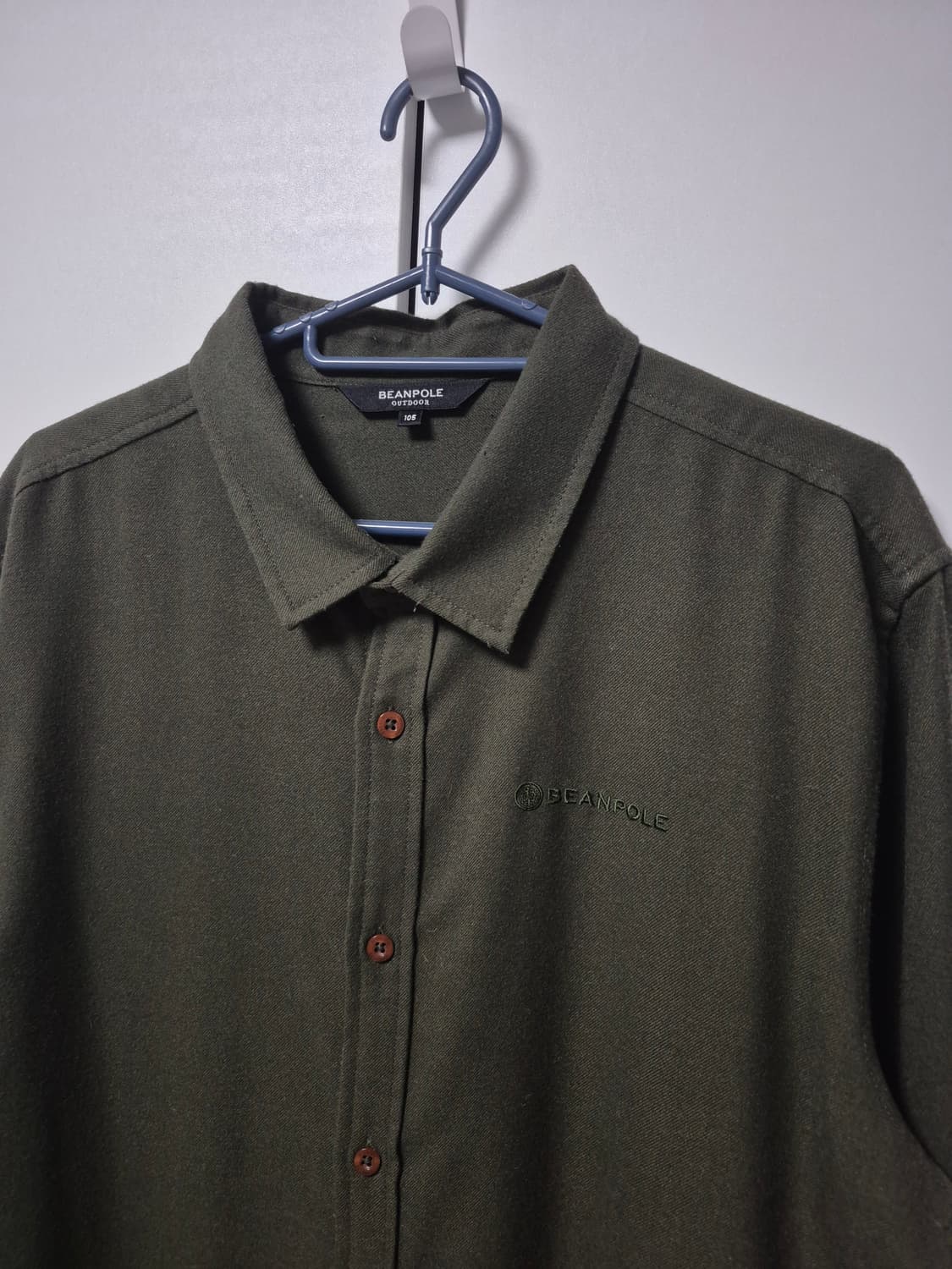 빈폴 셔츠 남성용 긴팔 카키색 남성 105사이즈 상품이미지2