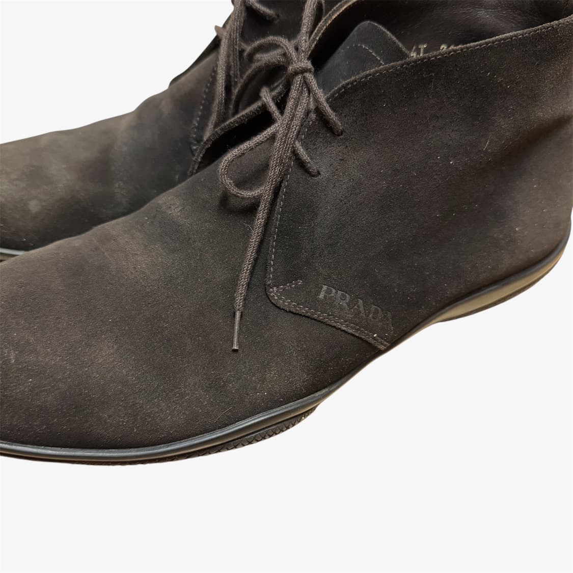 (250) 프라다스포츠 스웨이드 부츠 브라운 상품이미지5