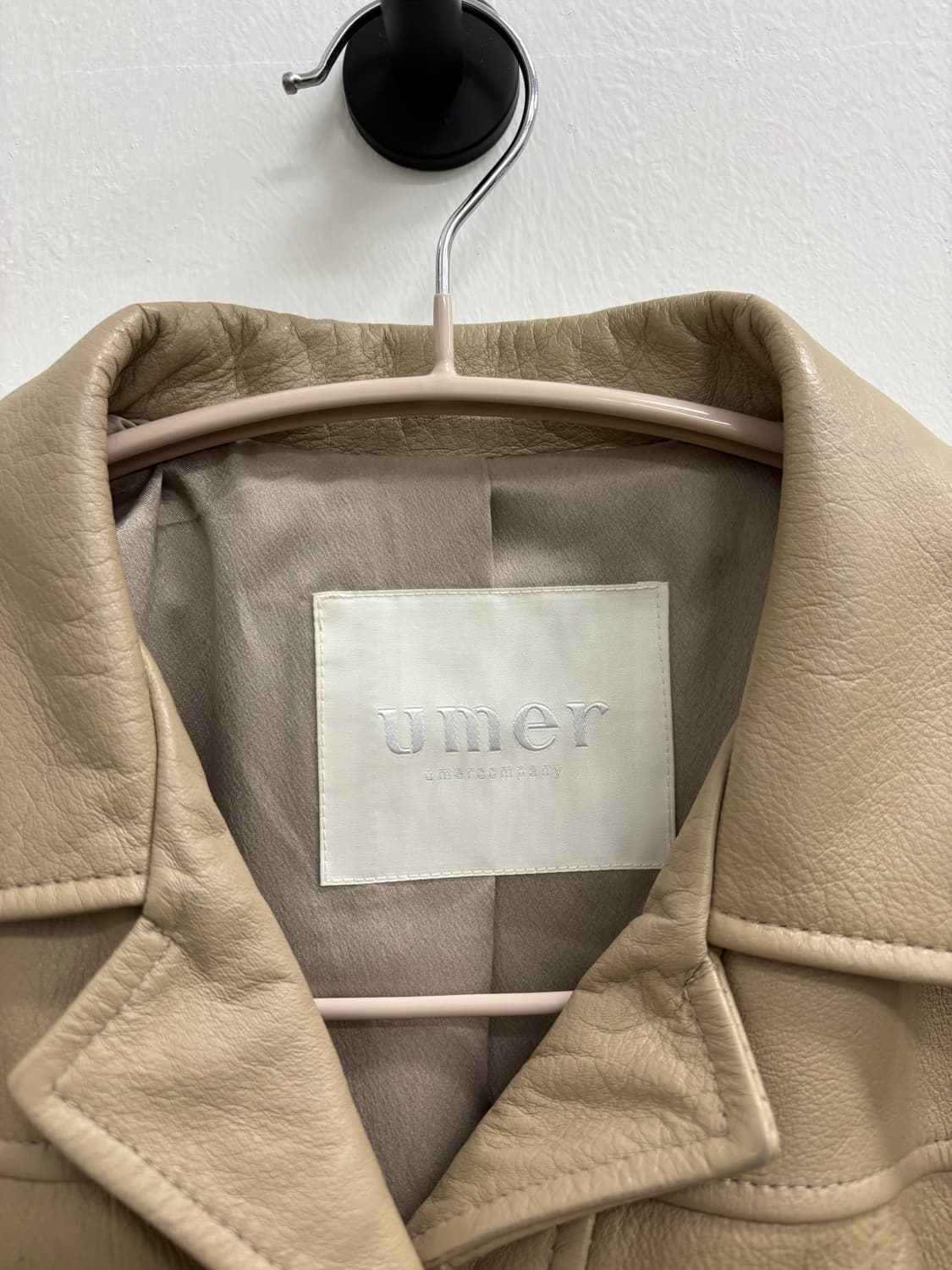 UNIER 유메르 리얼레더 크롭 자켓 상품이미지2