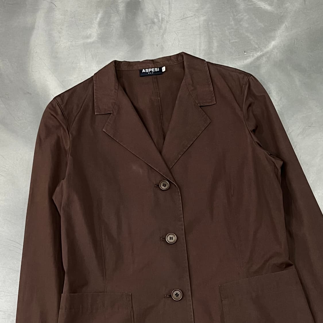  아스페시 브라운 싱글 블레이저 y15930 상품이미지3