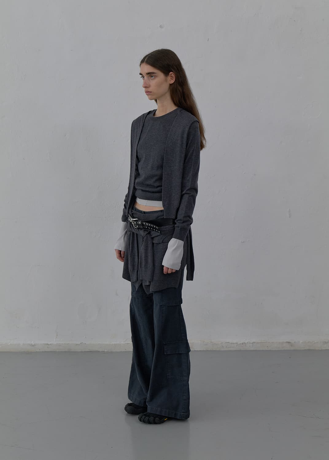 [새제품] lcdc 엘씨디씨 TIED DETAIL KNIT TOP MM 상품이미지2
