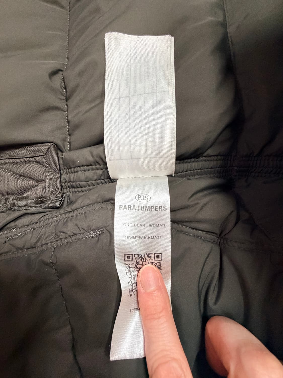 파라점퍼스 마스터피스 롱베어 패딩 여성 S 상품이미지7