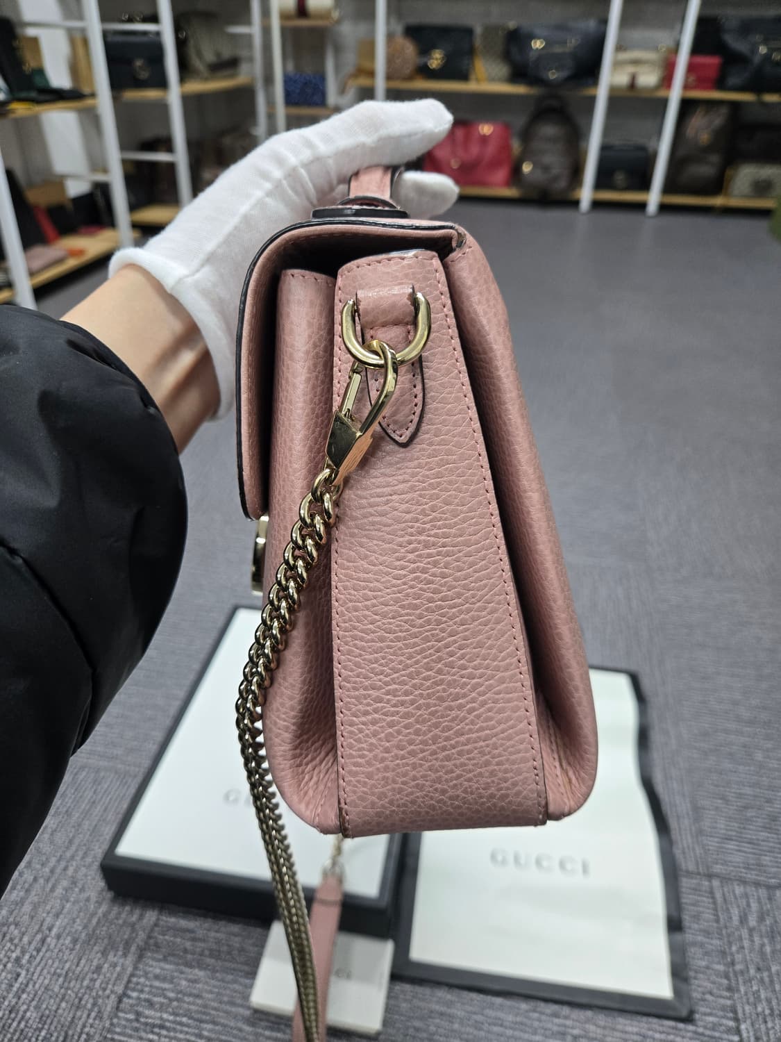 [특가][정품] 구찌 인터로킹 체인백 상품이미지5