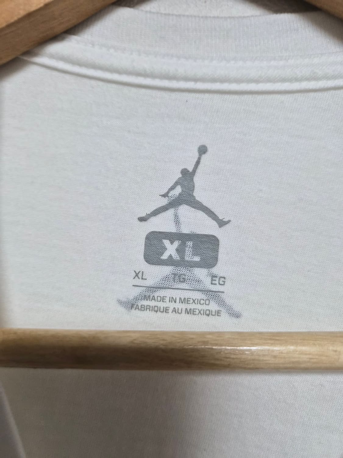 조던Jordan 시카고 레터링 화이트 반팔티셔츠 XL - T139 상품이미지4