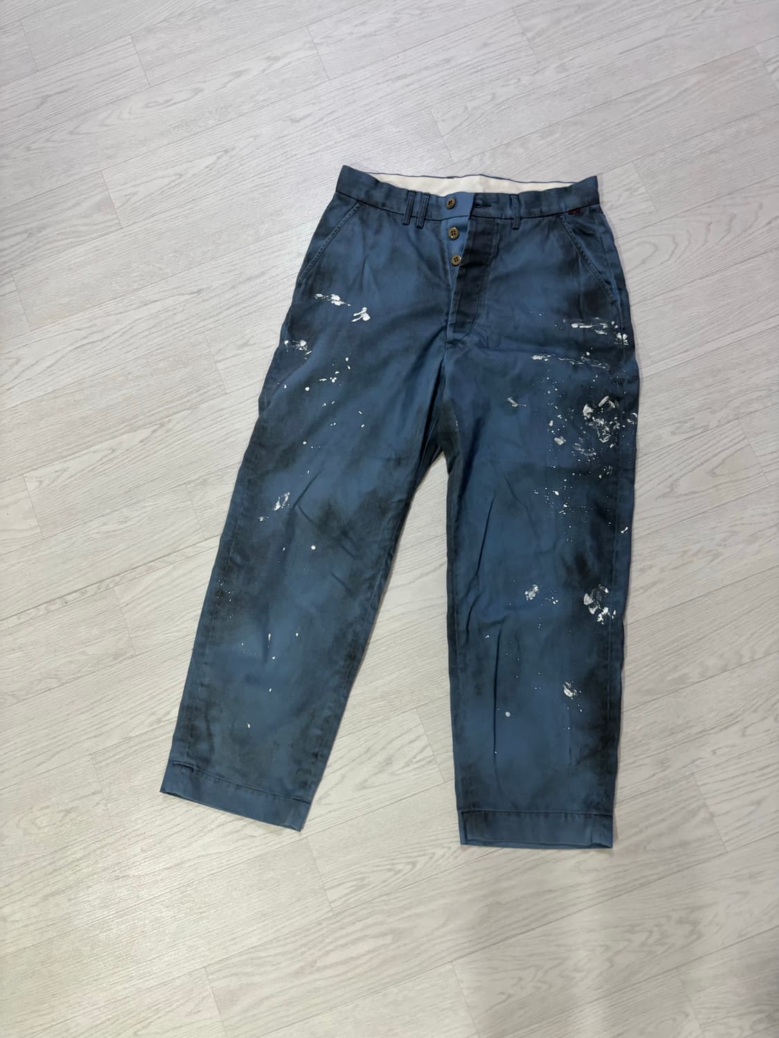 아나크로놈 PAINTED NO TUCK WIDE CHINO TOROUSE 상품이미지1