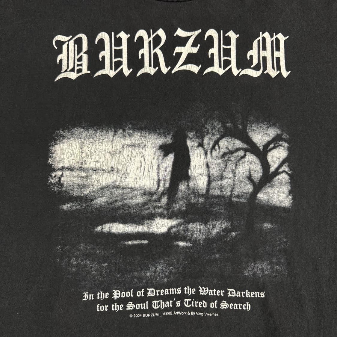 빈티지 2004 Burzum 버즘 블랙메탈 롱슬리브 티셔츠 상품이미지5