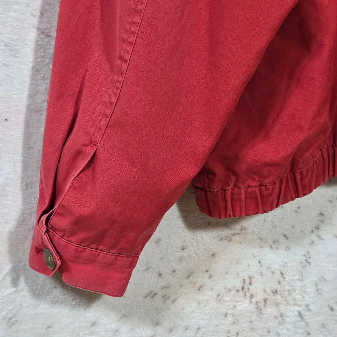 빈티지 체크안감 래드 코튼 블루종 자켓 상품이미지6