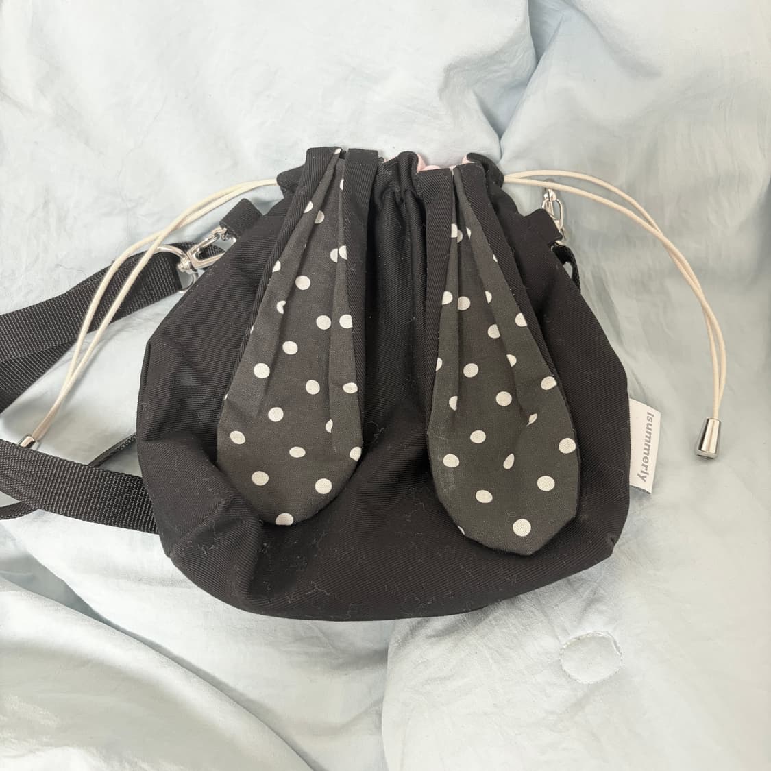 아이썸머리 버니백 블랙도트 상품이미지1