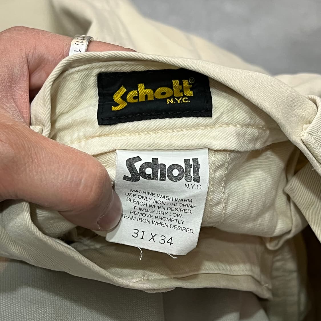  쇼트 베이지 치노팬츠 y15431 상품이미지7