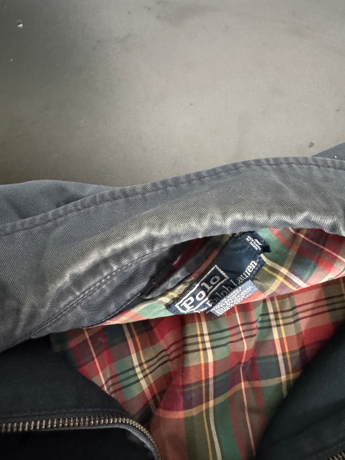 강추!! 폴로 랄프로렌 코튼 헤링턴 자켓 M ~ L 네이비 상품이미지5