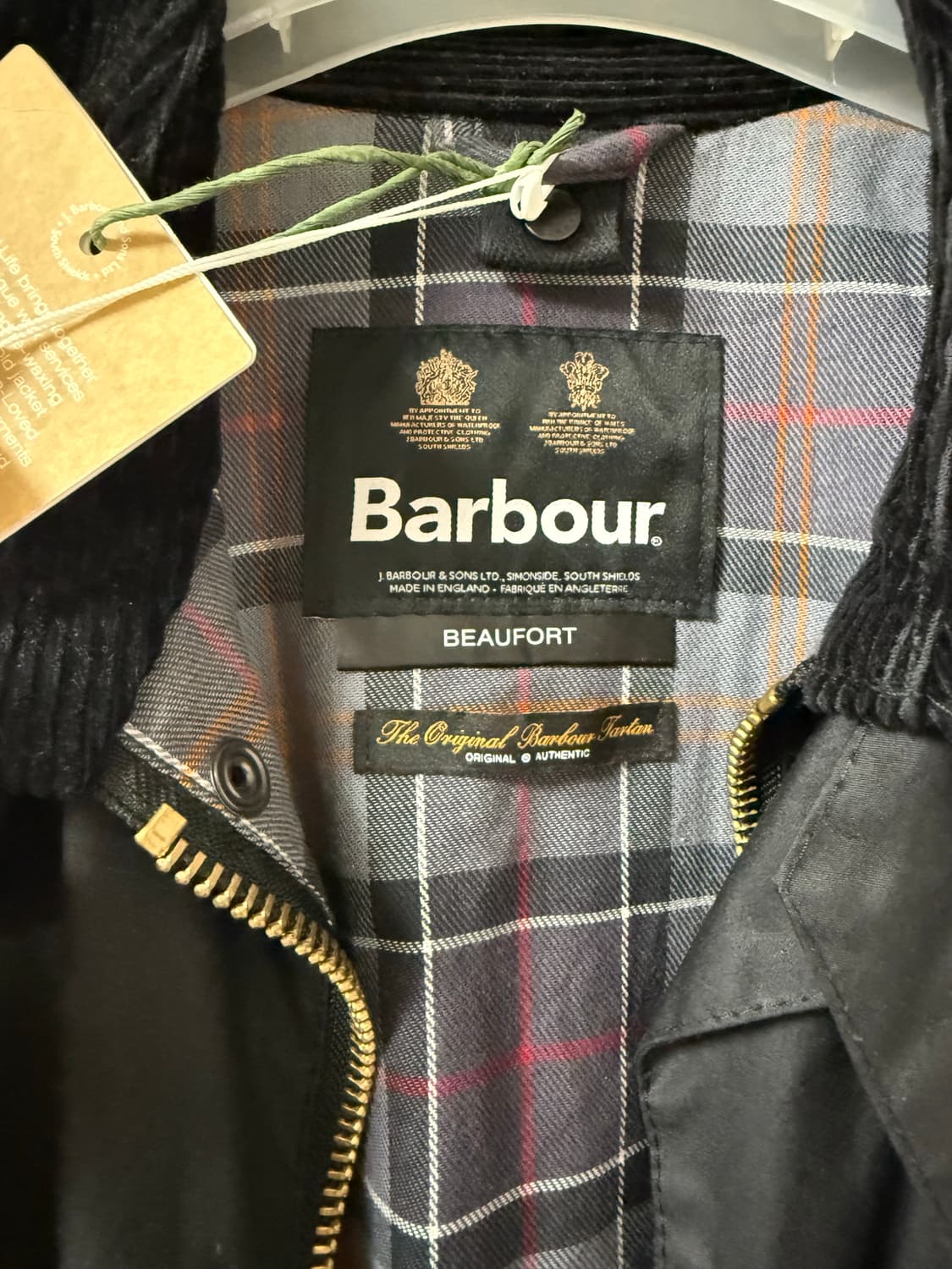 (신형탭, 단순착용) 바버 뷰포트 자켓 블랙 44 상품이미지3